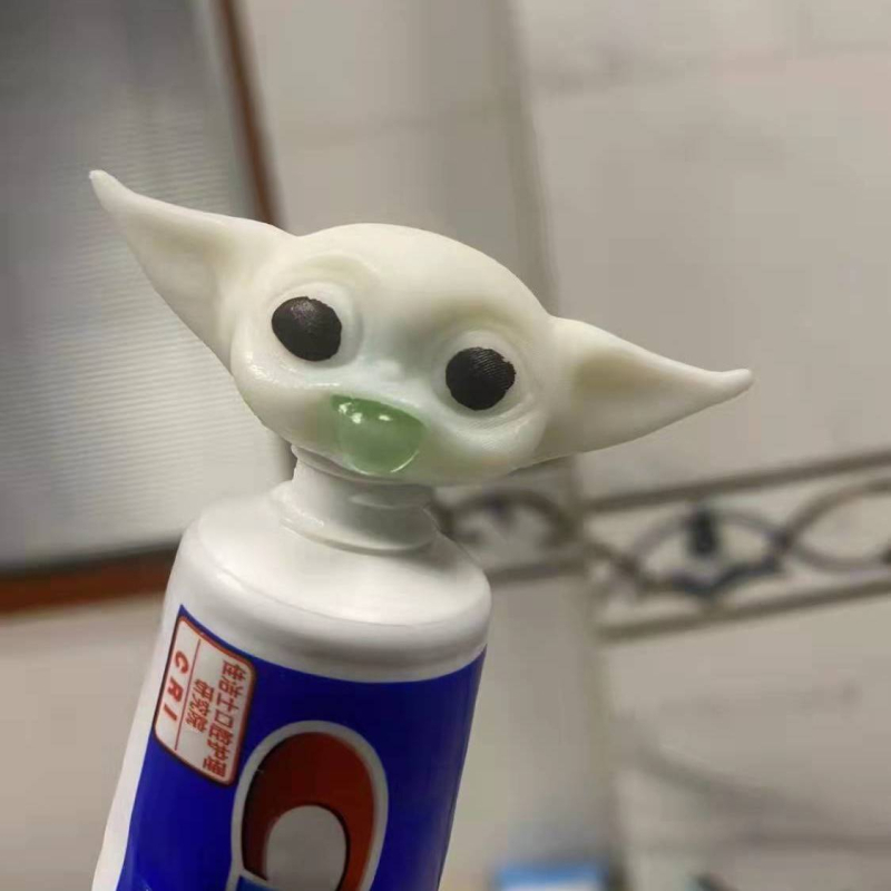 Stlačivač paste za zube - glava Baby Yoda, slatka Yoda beba dizajn, 3×7, Marka yt, Podrijetlo Yiwu