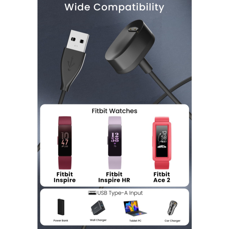 Καλώδιο USB μαγνητικής φόρτισης για Fitbit Inspire και Ace 2