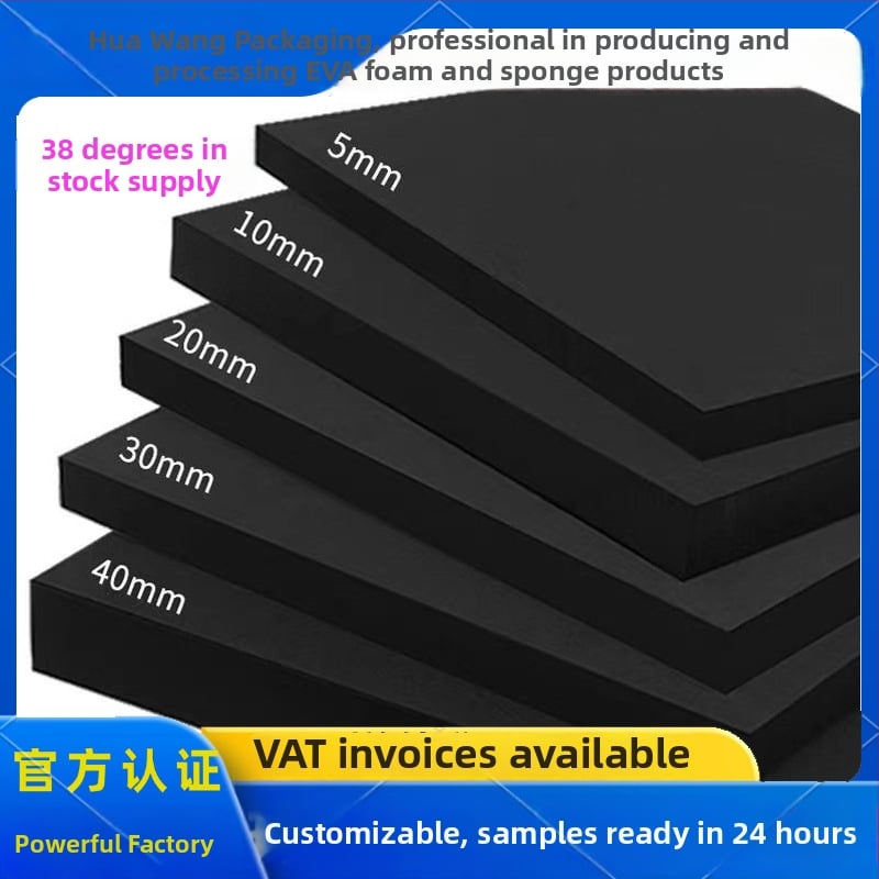 EVA hablap, lyukasztott kivágással rezgéscsillapító párna, nyomtatás elérhető, HW márka, sűrűség 38–70 kg/m³