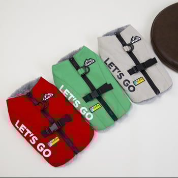 Háziállat ruházat – hegymászó-stílusú kétlábú dizájn, poliészter kabát, Dadagou márka, szabadidős stílus