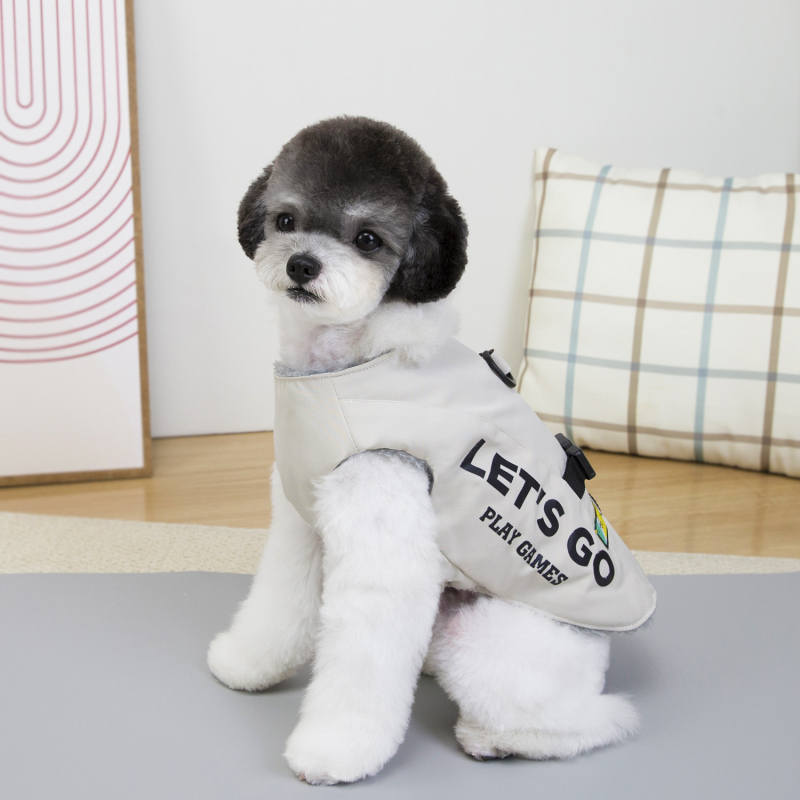 Háziállat ruházat – hegymászó-stílusú kétlábú dizájn, poliészter kabát, Dadagou márka, szabadidős stílus