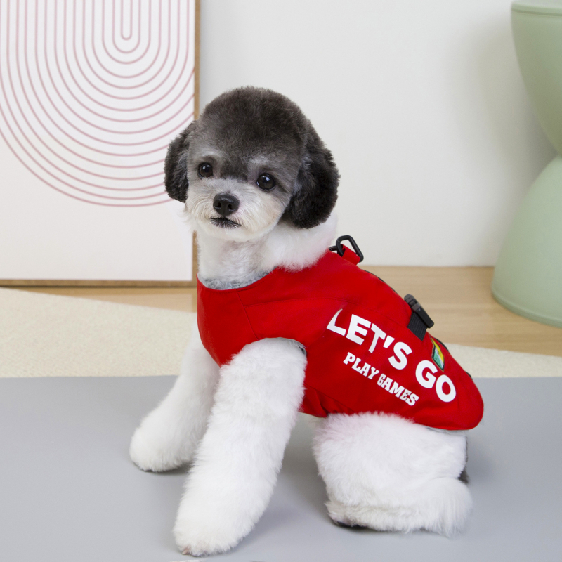 Háziállat ruházat – hegymászó-stílusú kétlábú dizájn, poliészter kabát, Dadagou márka, szabadidős stílus