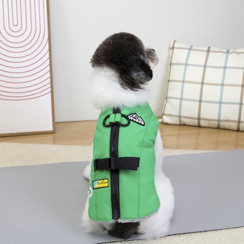 Háziállat ruházat – hegymászó-stílusú kétlábú dizájn, poliészter kabát, Dadagou márka, szabadidős stílus