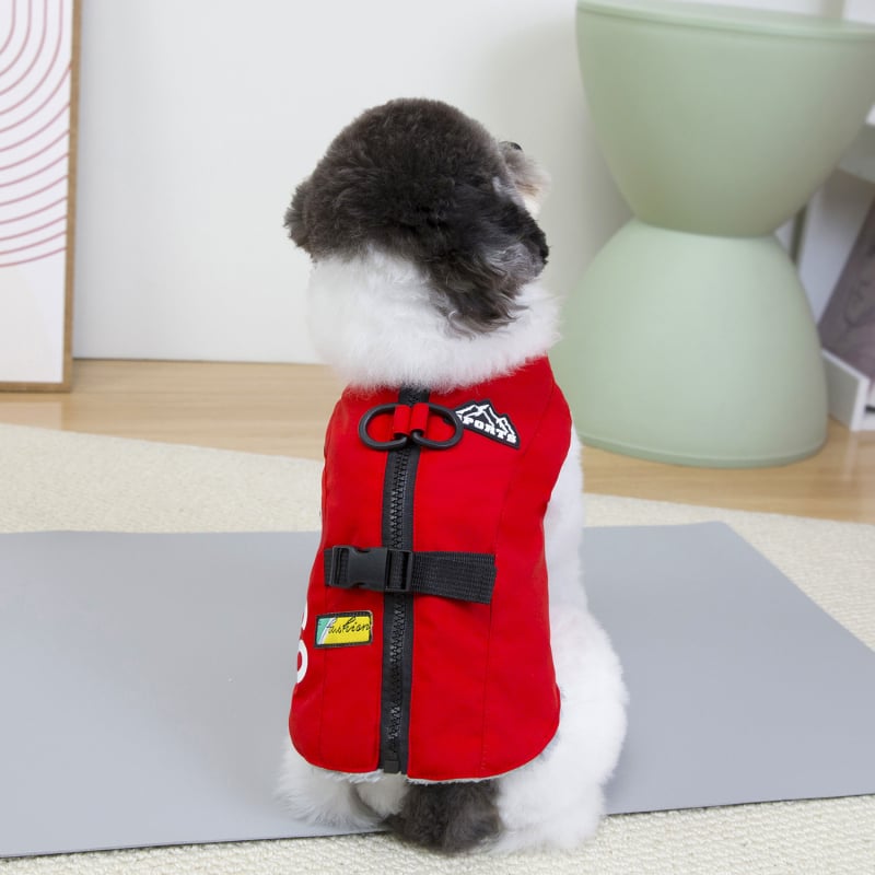 Háziállat ruházat – hegymászó-stílusú kétlábú dizájn, poliészter kabát, Dadagou márka, szabadidős stílus