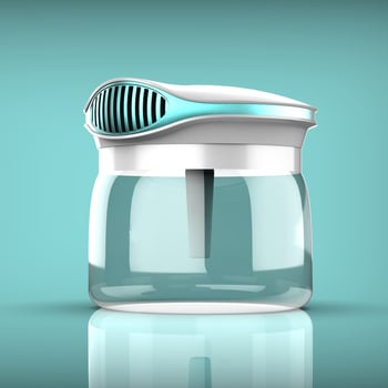 Umidificator aromaterapeutic și purificator de aer – eliminare formaldehidă, eliminare mirosuri, adaugă oxigen; 50 m³/h, <36 dB, pentru 11-20 m², alimentare la priză, control cu buton