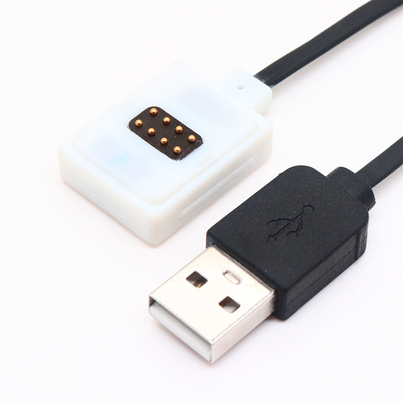 USB 2.0 AM προς μαγνητική κεφαλή POGO 8-pin συνδετήρας δεδομένων για έξυπνες συσκευές | Κωδικός προϊόντος L24030909 | Μάρκα Goochain | Συμβατά μοντέλα: έξυπνες συσκευές | Εξωτερικό υλικό: PVC