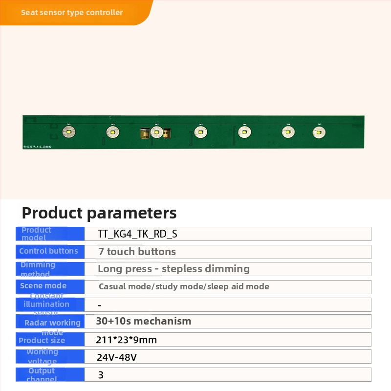 Controller circuit LED pentru iluminat stradal cu senzori inteligenți – înaltă putere, reglaj fără trepte prin apăsare lungă