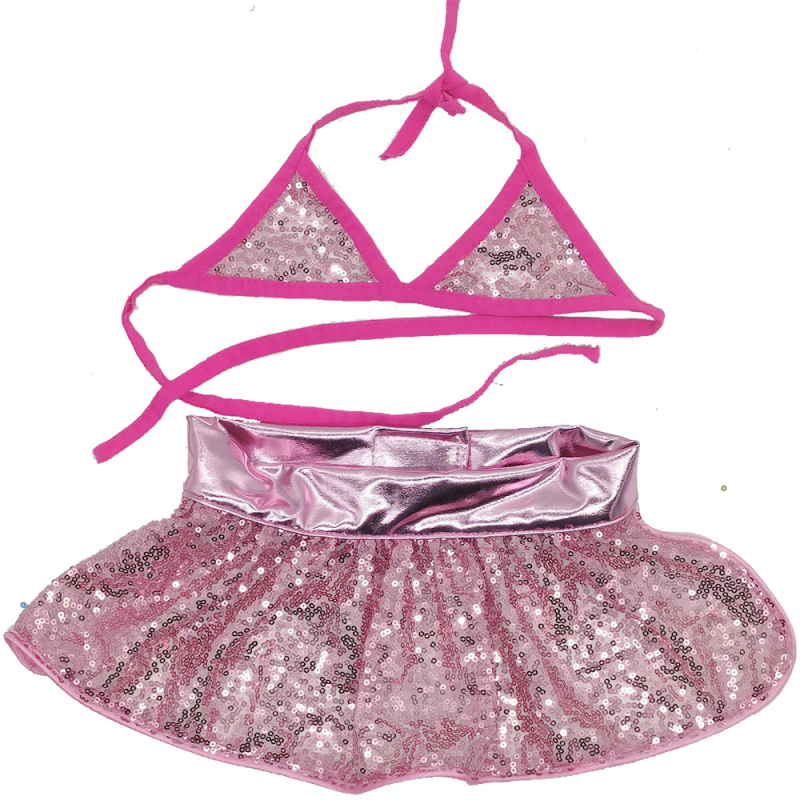 Flitteres állat bikini fürdőruha, kutyáknak és macskáknak, poliészter, Zhejiang-eredetű