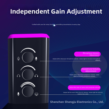 AUDIMATRIX USB/XLR kondenzátorový mikrofón s RGB podsvietením, monitorovanie, 50Hz-15kHz, 5V
