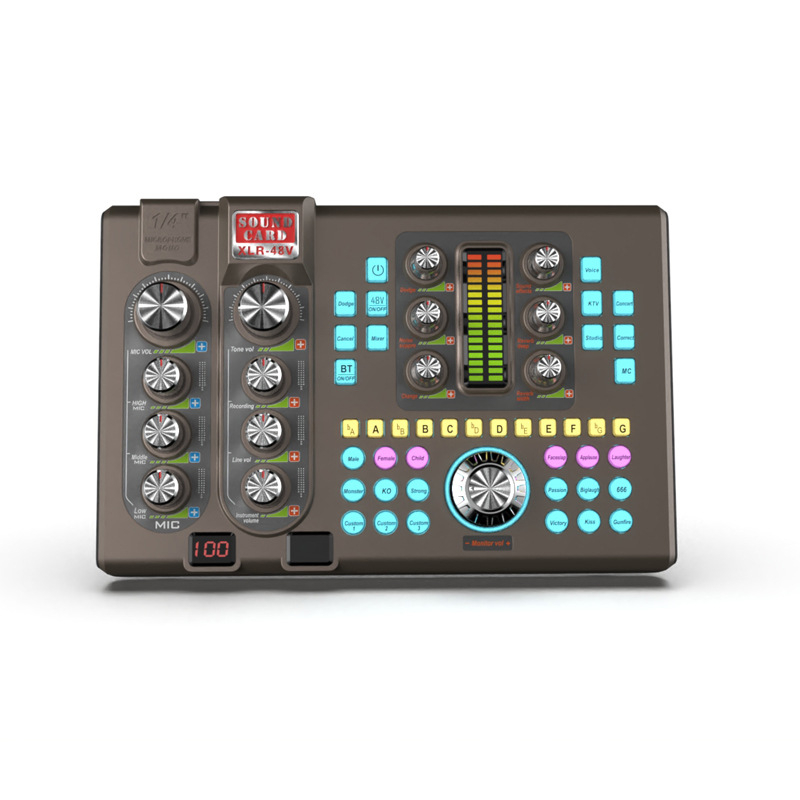 SK80 2-kanalna Bluetooth karaokena zvučna kartica za mobitele i PC – frekvencijski raspon 60 Hz–15 kHz, SNR ≥70 dB