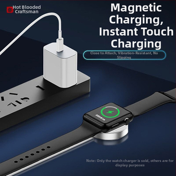 Καλώδιο ασύρματης μαγνητικής φόρτισης για Apple Watch με PD, SX03 – Hot-Blooded Craftsman, για ολόκληρη τη σειρά Watch45678S9