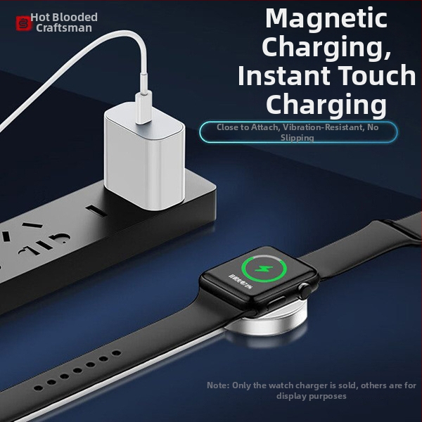 Καλώδιο ασύρματης μαγνητικής φόρτισης για Apple Watch με PD, SX03 – Hot-Blooded Craftsman, για ολόκληρη τη σειρά Watch45678S9