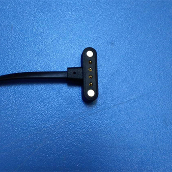 USB magnetický nabíjací kábel pre smart hodinky, náramok, T-typ, 4-pin, 9,0 mm rozostup, haisuda, univerzálna kompatibilita