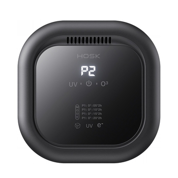 Purificator de aer pentru casă cu ioni negativi, UV și ozon, 50 m³/h, montat pe perete