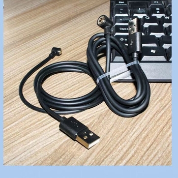 Bent Head mágneses töltőkábel POGO PIN csatlakozóval, rövidzárlat elleni védelemmel, körkörös férfi–női csatlakozó pár, 3.0 interfész