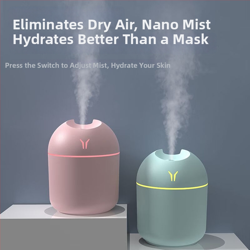 Увлажнител за въздух Small Y за обхват 31–40 м², резервоар под 0,5 л, 1 изход за мъгла, захранване със суха батерия, напрежение ≤36V