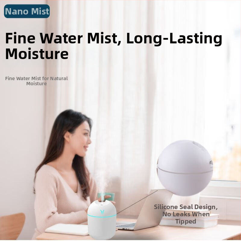 Увлажнител за въздух Small Y за обхват 31–40 м², резервоар под 0,5 л, 1 изход за мъгла, захранване със суха батерия, напрежение ≤36V