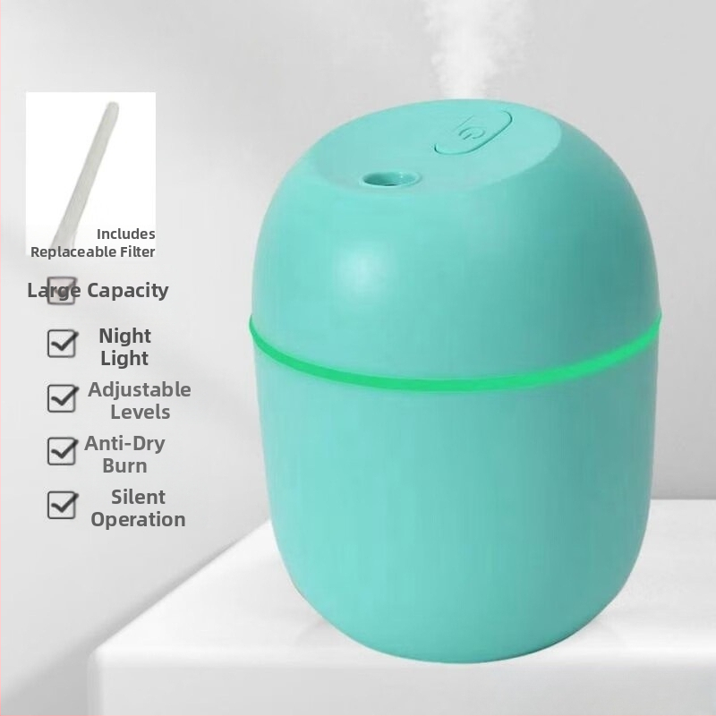 Увлажнител за въздух Small Y за обхват 31–40 м², резервоар под 0,5 л, 1 изход за мъгла, захранване със суха батерия, напрежение ≤36V