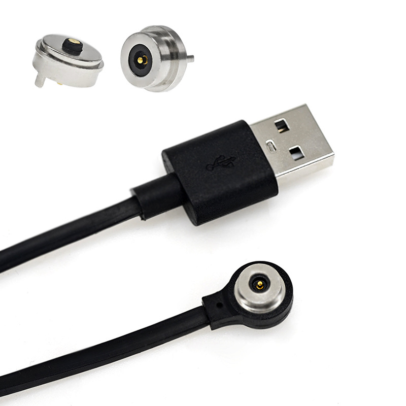 Magnetski USB/Pogopin kabel za stolnu lampu — zlatni pin, reverzibilna magnetska data veza, USB/Pogopin sučelje