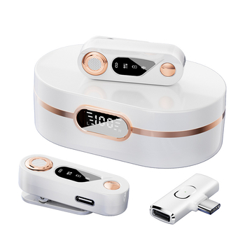 Shiso S36 Lavalier Mikrofón s Digitalnim Zaslonom, Omnidirekcijski Prijem, 20Hz-20kHz, SNR ≥70dB