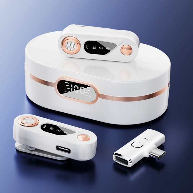 Shiso S36 Lavalier Mikrofón s Digitalnim Zaslonom, Omnidirekcijski Prijem, 20Hz-20kHz, SNR ≥70dB
