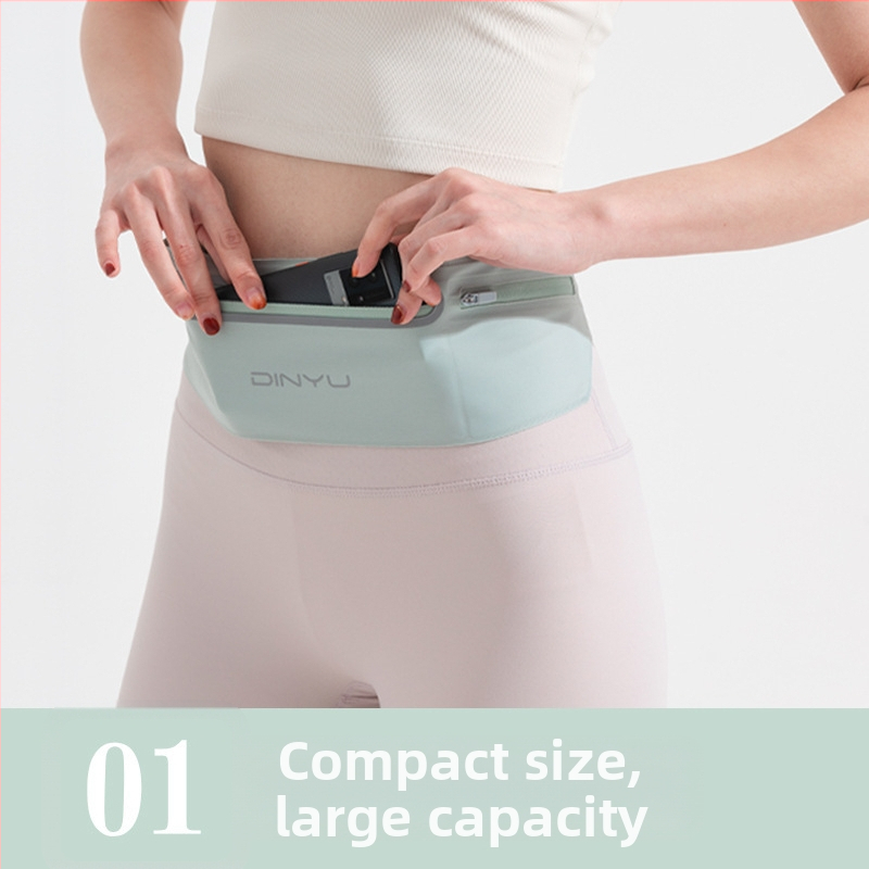 Спортна поясна чанта за телефон - дишаща, водоустойчива, ултралека; унисекс, за спортове на открито