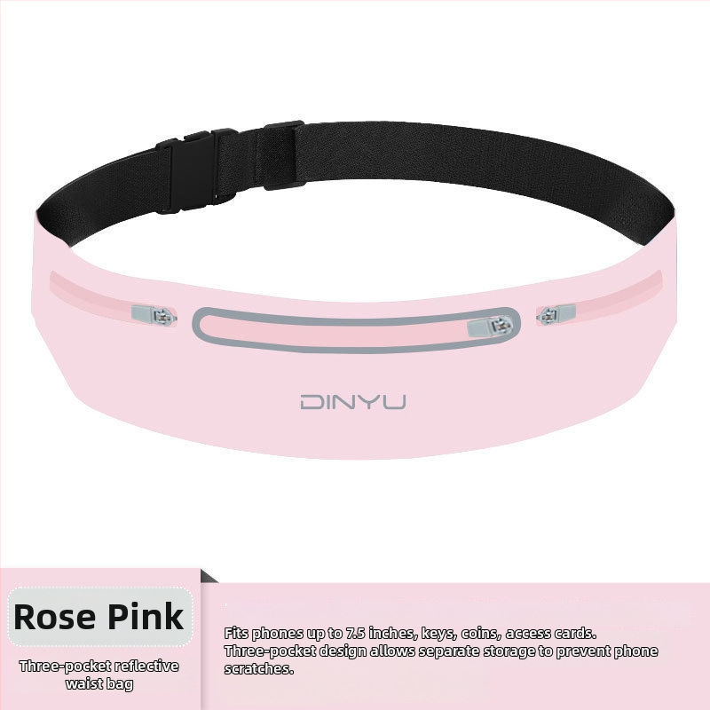 Спортна поясна чанта за телефон - дишаща, водоустойчива, ултралека; унисекс, за спортове на открито