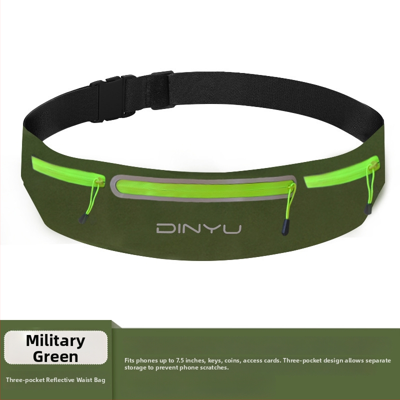 Спортна поясна чанта за телефон - дишаща, водоустойчива, ултралека; унисекс, за спортове на открито