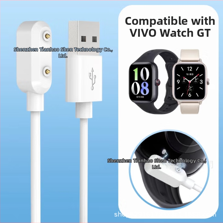 Magnetický USB nabíjací dátový kábel pre Vivo Watch GT a IQOO Watch GT (USB na 2-pin) - Beautiful