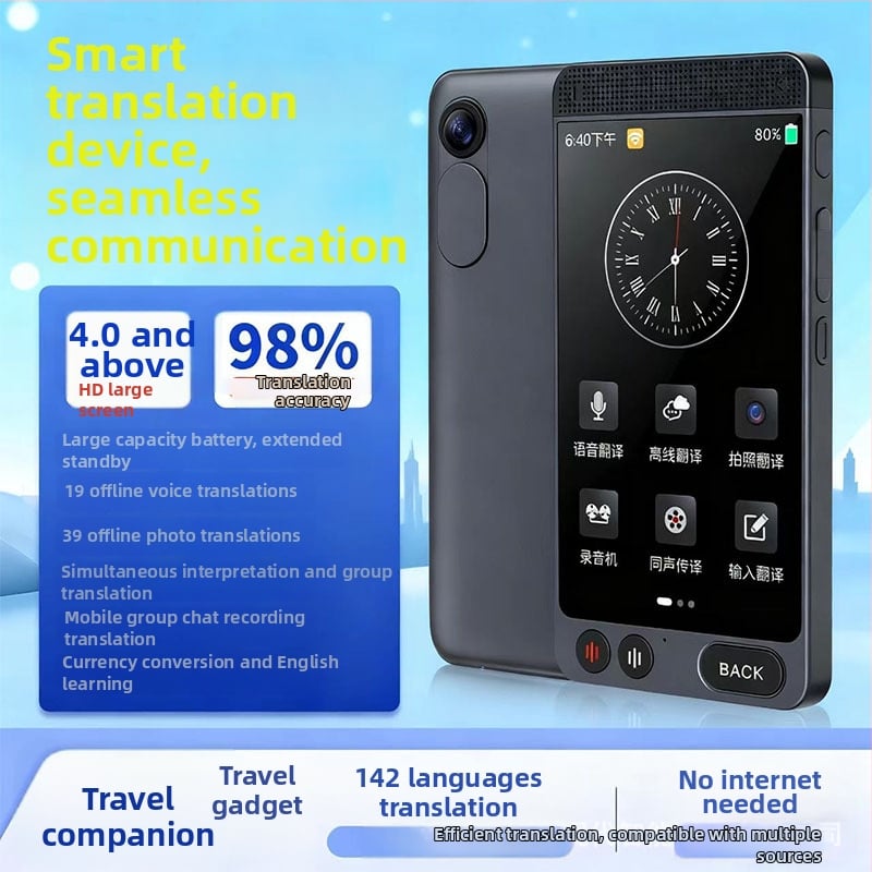 D21 prevoditelj — Android 8.1, Bluetooth, zaslon osjetljiv na dodir s tipkama, ABS kućište, 100 g