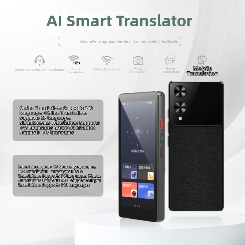 S20Pro prevoditelj – WIFI uređaj s Androidom, GPT AI asistent, bežični domet 3 m