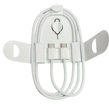 Πλεκτό USB-C καλώδιο φόρτισης συμβατό με Apple για iPhone 15/16, γρήγορη φόρτιση, 60W, πιστοποιημένο 3C