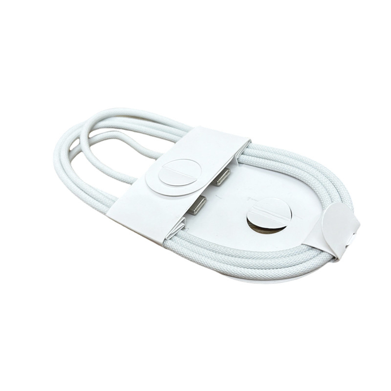 Πλεκτό USB-C καλώδιο φόρτισης συμβατό με Apple για iPhone 15/16, γρήγορη φόρτιση, 60W, πιστοποιημένο 3C