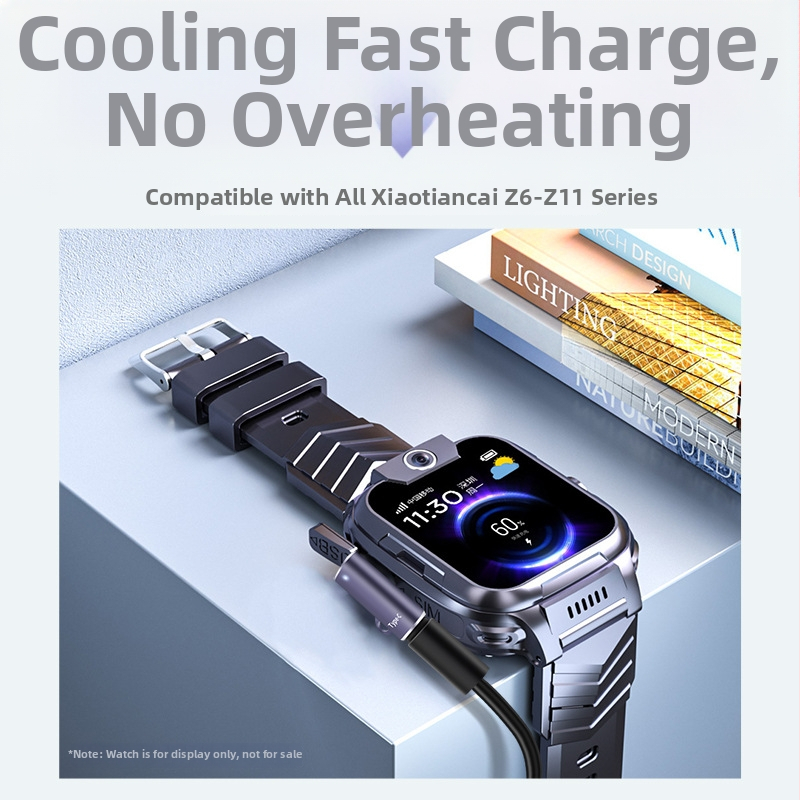 Rising Sun USB-C adaptér pre Little Genius detské hodinky s chráneným USB-C portom