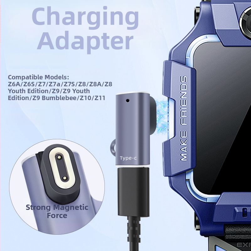 Rising Sun USB-C adaptér pre Little Genius detské hodinky s chráneným USB-C portom