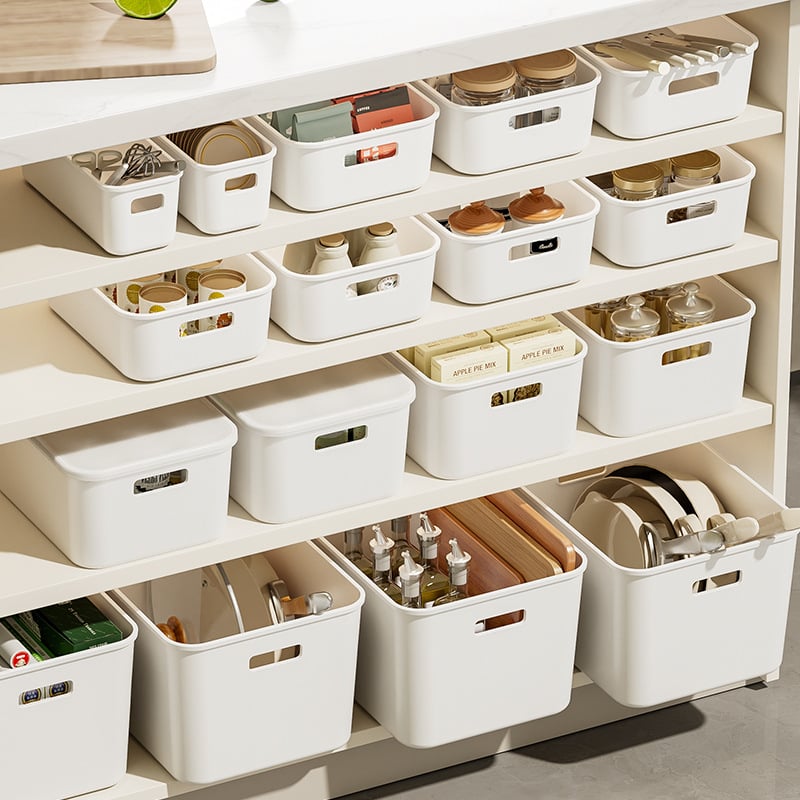 Κουτί αποθήκευσης γραφείου με συρτάρι, 20–30 L χωρητικότητα, PP πλαστικό, ανθεκτικό στη σκόνη, φορητό με το χέρι