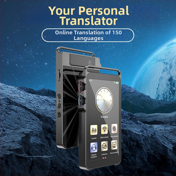Dispozitiv de traducere AI Z27 — traducător vocal offline, suport multilingv, traducere de valută și de fotografii, înregistrare, pentru birou și călătorii