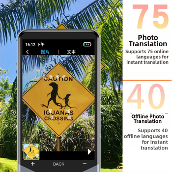 V9000 nyelvi fordító offline fordítással, fényképes fordítással, 4G-kapcsolattal, alumínium ötvözetű ház