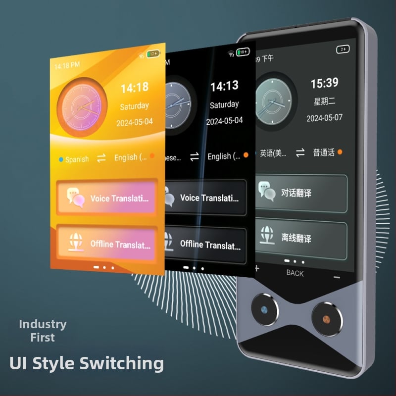 V9000 nyelvi fordító offline fordítással, fényképes fordítással, 4G-kapcsolattal, alumínium ötvözetű ház