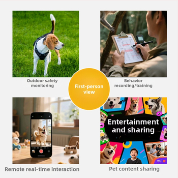 4G kamera pre domáce zviera s nákrčným pásom – 2MP, nočná vízia, dosah 10 m, microSD až do 128 GB, Android a iOS kompatibilné