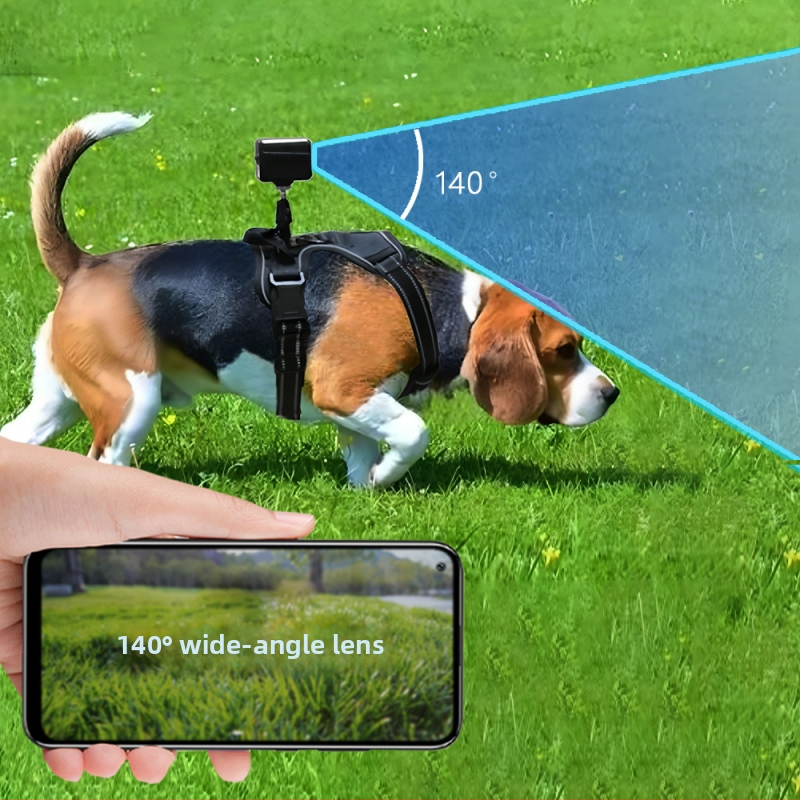 4G kamera pre domáce zviera s nákrčným pásom – 2MP, nočná vízia, dosah 10 m, microSD až do 128 GB, Android a iOS kompatibilné