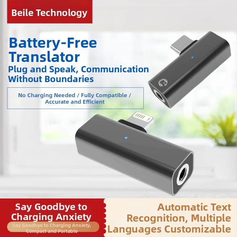 Beaile S16-S Traducător portabil pentru 140 de limbi — traducere sincronă, completare automată de text, interfața Apple Dock, greutate 50 g