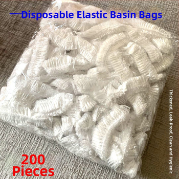 Jednorazová taška na umývanie tváre s elastickým krytom, určená pre korejskú starostlivosť o pleť