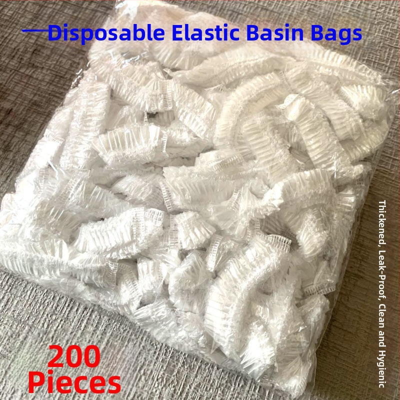 Jednorazová taška na umývanie tváre s elastickým krytom, určená pre korejskú starostlivosť o pleť