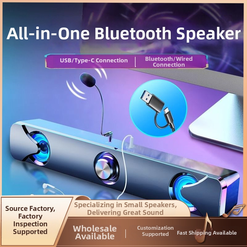 Desktop Bluetooth reproduktor s mikrofónom, 2.0 kanál, 3W, USB rozhranie, pre počítač