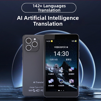 Translator portabil T22 cu traducere offline multilingvă, cameră 5 MP, interfață Type-C, alimentare 5V 2A, carcasă ABS