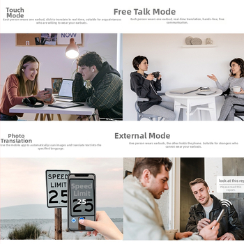 Căști de traducere M3 cu traducere vocală inteligentă, interfață USB, pentru conferințe de afaceri, carcasă din plastic