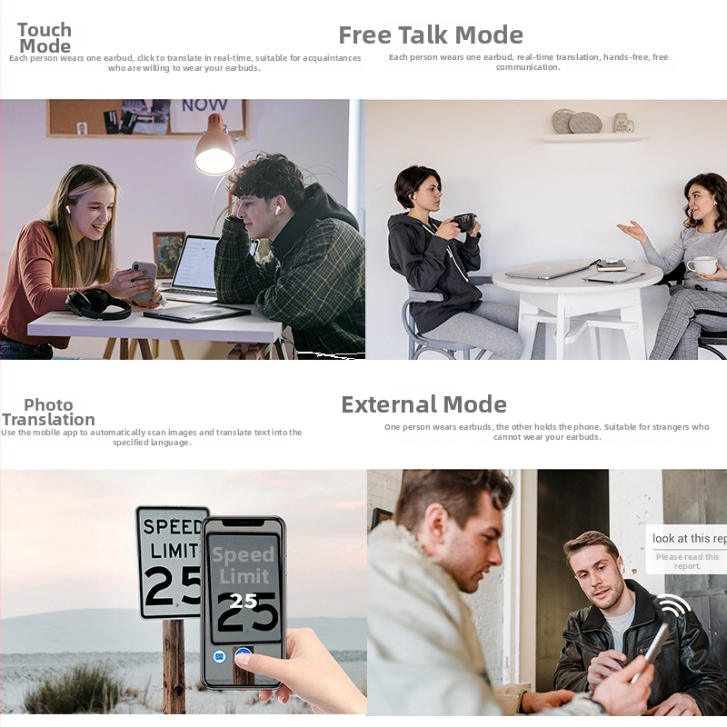 Căști de traducere M3 cu traducere vocală inteligentă, interfață USB, pentru conferințe de afaceri, carcasă din plastic