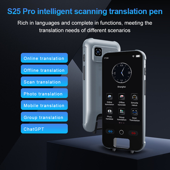 S25Pro Μεταφραστής και Σκανάρισμα Πένα με Android, Bluetooth, εμβέλεια 10 μ., λειτουργία σάρωσης ανάγνωσης και οθόνη αφής