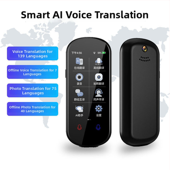 AI hlasový prekladač s 139 jazykmi, offline preklad, preklad fotografií, vhodný na služobné cesty
